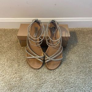 Steve Madden Gold Sandals